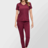 8103M-WOMEN SCRUB SET-BUR- Main Img