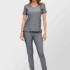 8103M-WOMEN SCRUB SET-HGREY- Main Img