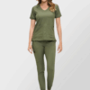 8103M-WOMEN SCRUB SET-OLV- Main Img