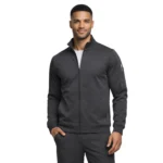 M&M SCRUBS Men’s Cool Stretch Zip Up Scrub Jacket with 3 Pockets ( STYLE 1080 ) - Image 2