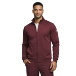 M&M SCRUBS Men’s Cool Stretch Zip Up Scrub Jacket with 3 Pockets ( STYLE 1080 ) - Image 3