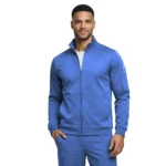 M&M SCRUBS Men’s Cool Stretch Zip Up Scrub Jacket with 3 Pockets ( STYLE 1080 ) - Image 4