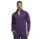 M&M SCRUBS Men’s Cool Stretch Zip Up Scrub Jacket with 3 Pockets ( STYLE 1080 ) - Image 6
