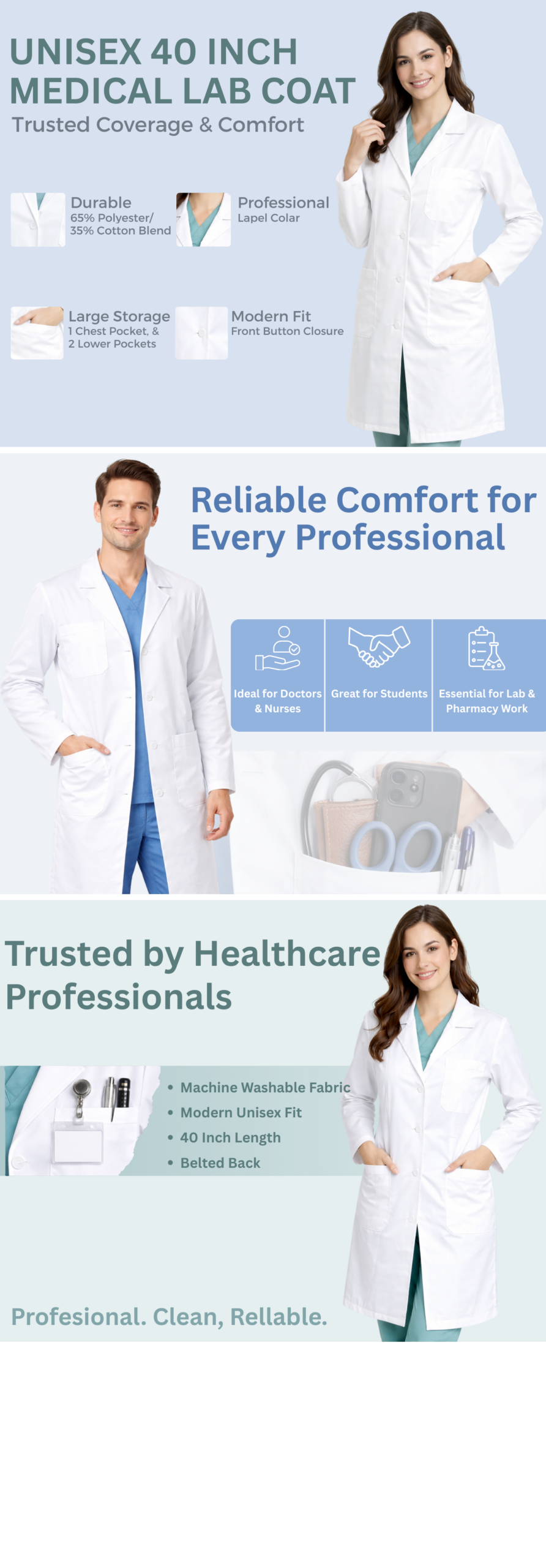 M&M Scrubs Style 1516 Description Banner