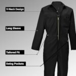 M&M SCRUBS Overall Workwear Men Long Sleeve Coveralls ( STYLE 861 ) - Image 3