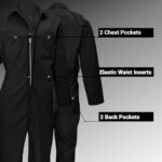 M&M SCRUBS Overall Workwear Men Long Sleeve Coveralls ( STYLE 861 ) - Image 4