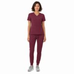 M&M SCRUBS Jogger Scrub Set, Stretch Fabric with V-Neck Top & Cargo Jogger Pants, 10 Pockets ( STYLE 4889 ) - Image 3