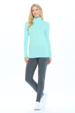 M&M SCRUBS Women's Long Sleeve Turtle-Neck T-Shirt Under Scrub ( STYLE 7169 ) - Image 3