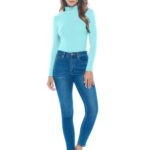 M&M SCRUBS Long Sleeve Turtle Neck Body Suit-Breathable Cotton Stretch Leotard ( STYLE 7181 ) - Image 3