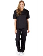 M&M SCRUBS Women's Scrub Sets, Scrub Top and Pants. Run Large ( STYLE 101 ) - Image 2