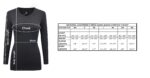 M&M SCRUBS Women's Under Scrub Tee V-Neck Long Sleeve T-Shirt ( STYLE 717 ) - Image 7