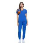 M&M SCRUBS Women's Essential Jogger Scrub Set Nursing Uniform Clearance Cool Stretch Scrub Top and Pant Workwear ( STYLE 8533 )