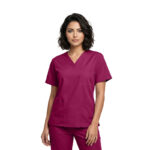 M&M SCRUBS Classic Unisex 3 Pocket Scrub Top - CHK101