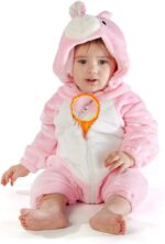 M&M SCRUBS Animal Cosplay Outfits Infant Costume Boys Girls Winter Romper - Image 5