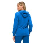 Monarch Uniforms women's Women's Hooded Zip-Up Scrub Jacket style 4301JKT in Royal Blue